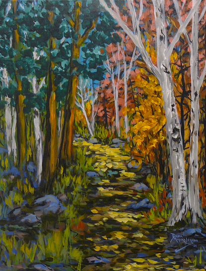 Path through the Autumn Forest 